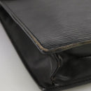 LOUIS VUITTON Epi Porte Documents Bandouliere Briefcase Black M54462 Auth 105325-8