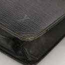 LOUIS VUITTON Epi Porte Documents Bandouliere Briefcase Black M54462 Auth 105325-15