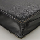 LOUIS VUITTON Epi Porte Documents Bandouliere Briefcase Black M54462 Auth 105325-16