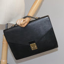 LOUIS VUITTON Epi Porte Documents Bandouliere Briefcase Black M54462 Auth 105325-25