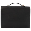 LOUIS VUITTON Epi Porte Documents Bandouliere Briefcase Black M54462 Auth 105325-2