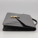 LOUIS VUITTON Epi Porte Documents Bandouliere Briefcase Black M54462 Auth 105325-3