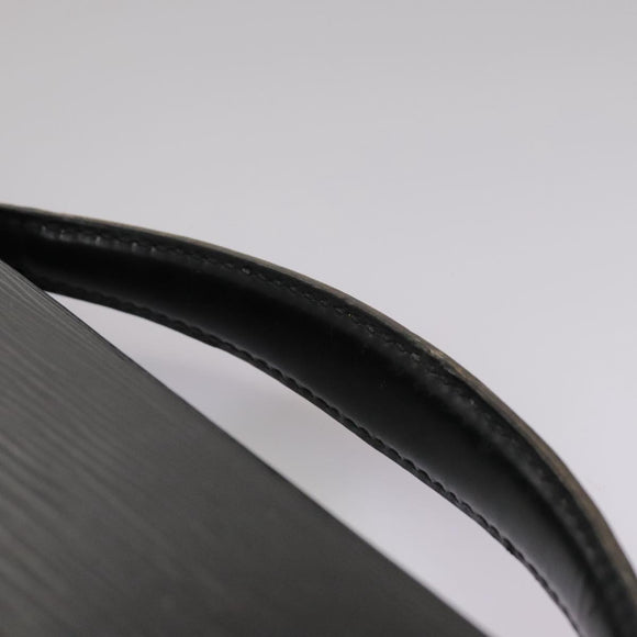 LOUIS VUITTON Epi Porte Documents Bandouliere Briefcase Black M54462 Auth 105325