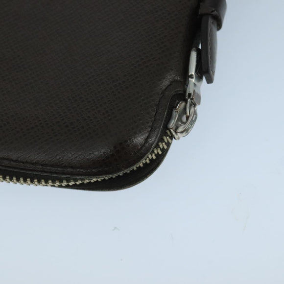 LOUIS VUITTON Taiga Organizer Atoll Travel Case Grizzly M30658 LV Auth 105329