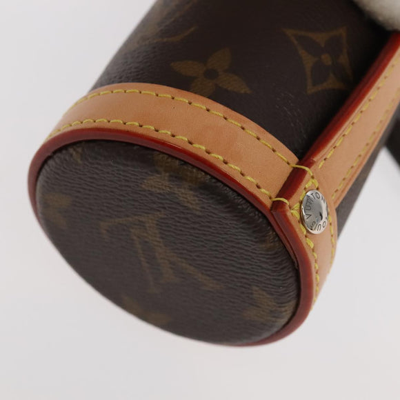 LOUIS VUITTON Monogram Flask Holder Water Bottle GI0518 LV Auth 105346