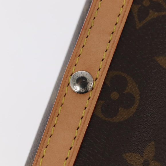 LOUIS VUITTON Monogram Flask Holder Water Bottle GI0518 LV Auth 105346