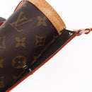 LOUIS VUITTON Monogram Flask Holder Water Bottle GI0518 LV Auth 105346-15