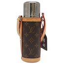 LOUIS VUITTON Monogram Flask Holder Water Bottle GI0518 LV Auth 105346-3