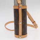 LOUIS VUITTON Monogram Flask Holder Water Bottle GI0518 LV Auth 105346-4