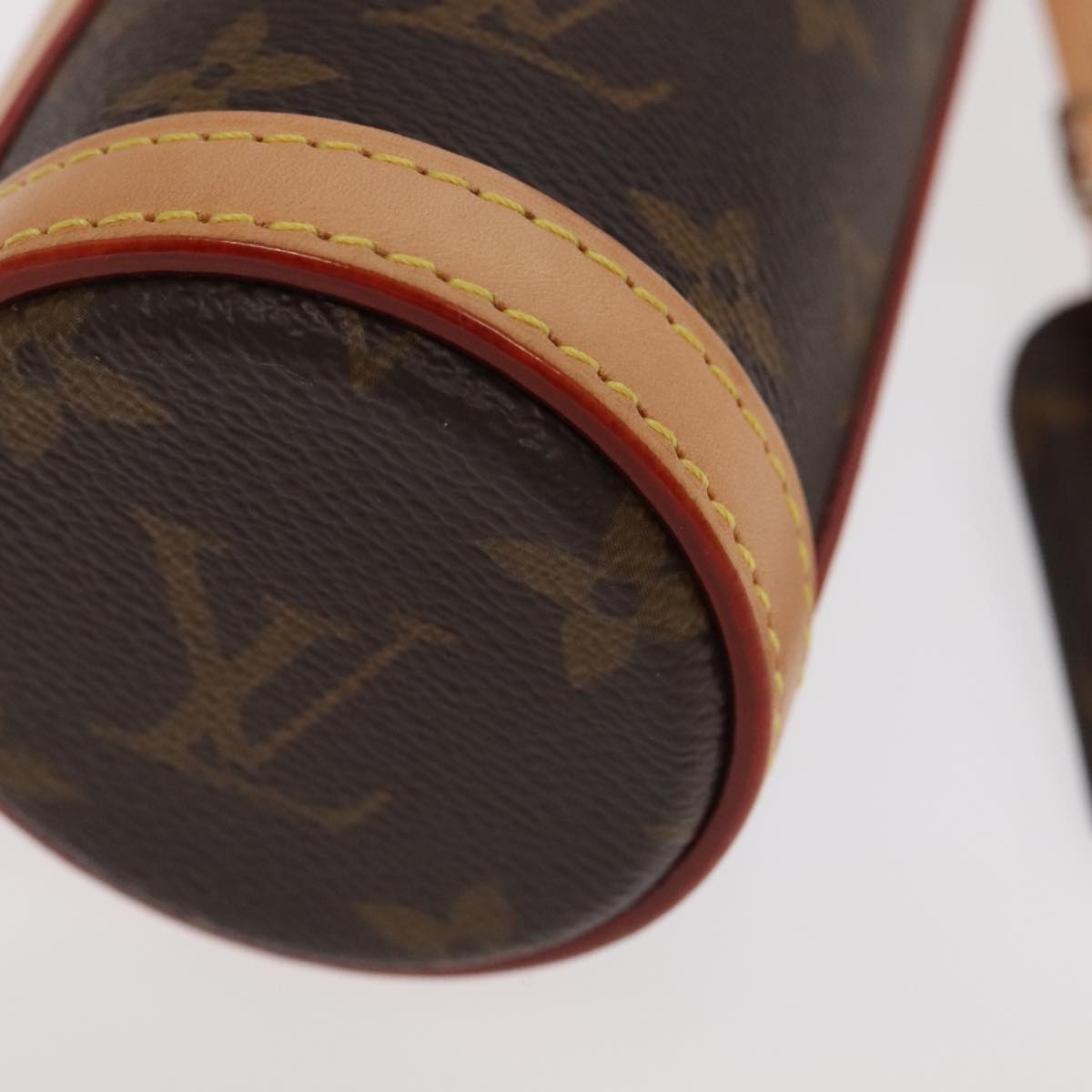 LOUIS VUITTON Monogram Flask Holder Water Bottle GI0518 LV Auth
