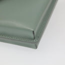 Salvatore Ferragamo Smartphone Holder Shoulder Bag Leather Blue Auth 105369V-9