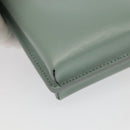 Salvatore Ferragamo Smartphone Holder Shoulder Bag Leather Blue Auth 105369V-14