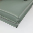 Salvatore Ferragamo Smartphone Holder Shoulder Bag Leather Blue Auth 105369V-15