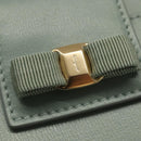 Salvatore Ferragamo Smartphone Holder Shoulder Bag Leather Blue Auth 105369V-17