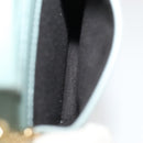 Salvatore Ferragamo Smartphone Holder Shoulder Bag Leather Blue Auth 105369V-10