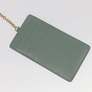 Salvatore Ferragamo Smartphone Holder Shoulder Bag Leather Blue Auth 105369V-21