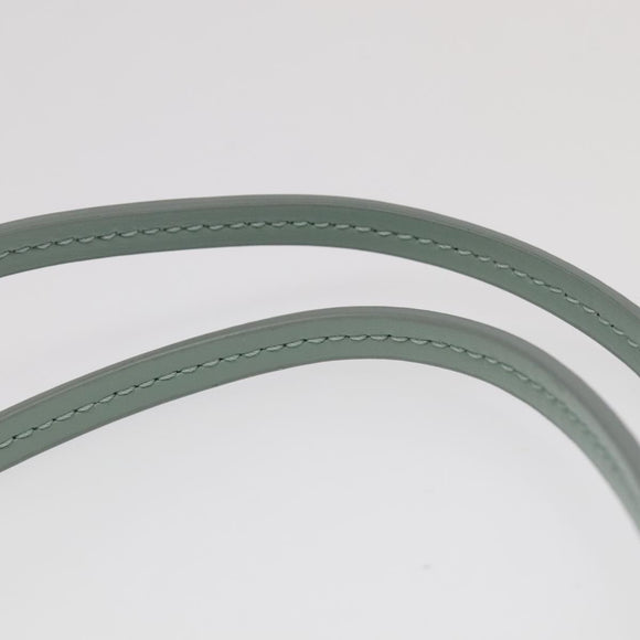 Salvatore Ferragamo Smartphone Holder Shoulder Bag Leather Blue Auth 105369V