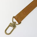 LOUIS VUITTON Adjustable Shoulder Strap Leather 32.7""-39.8"" Beige Auth 105378-10