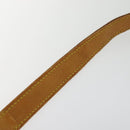 LOUIS VUITTON Adjustable Shoulder Strap Leather 32.7""-39.8"" Beige Auth 105378-11