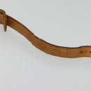 LOUIS VUITTON Adjustable Shoulder Strap Leather 32.7""-39.8"" Beige Auth 105378-13
