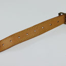 LOUIS VUITTON Adjustable Shoulder Strap Leather 32.7""-39.8"" Beige Auth 105378-14
