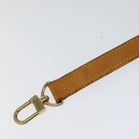 LOUIS VUITTON Adjustable Shoulder Strap Leather 32.7""-39.8"" Beige Auth 105378 - 0