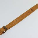 LOUIS VUITTON Adjustable Shoulder Strap Leather 32.7""-39.8"" Beige Auth 105378-4