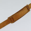 LOUIS VUITTON Adjustable Shoulder Strap Leather 32.7""-39.8"" Beige Auth 105378-6