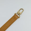 LOUIS VUITTON Adjustable Shoulder Strap Leather 32.7""-39.8"" Beige Auth 105378-8