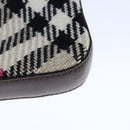 BURBERRY Nova Check Shoulder Bag Beige Auth 105382-16