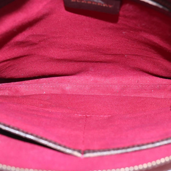 BURBERRY Nova Check Shoulder Bag Beige Auth 105382