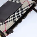 BURBERRY Nova Check Shoulder Bag Beige Auth 105382-6