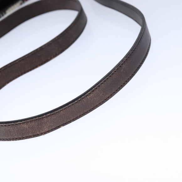 BURBERRY Nova Check Shoulder Bag Beige Auth 105382