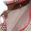 BURBERRY Nova Check Shoulder Bag Beige Auth 105383-11