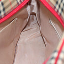 BURBERRY Nova Check Shoulder Bag Beige Auth 105383-19