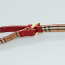 BURBERRY Nova Check Shoulder Bag Beige Auth 105383-8