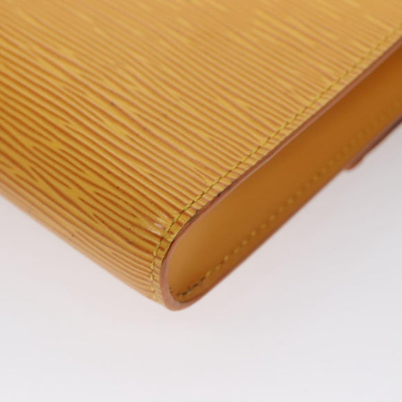 LOUIS VUITTON Epi Arsch Shoulder Bag Yellow M52579 LV Auth 105392