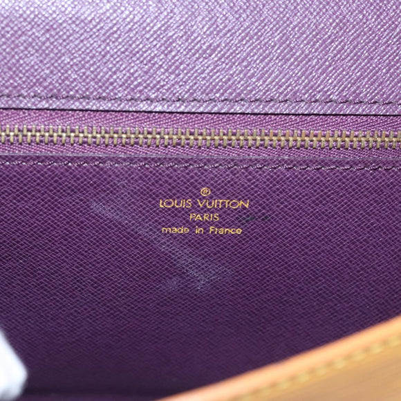 LOUIS VUITTON Epi Arsch Shoulder Bag Yellow M52579 LV Auth 105392