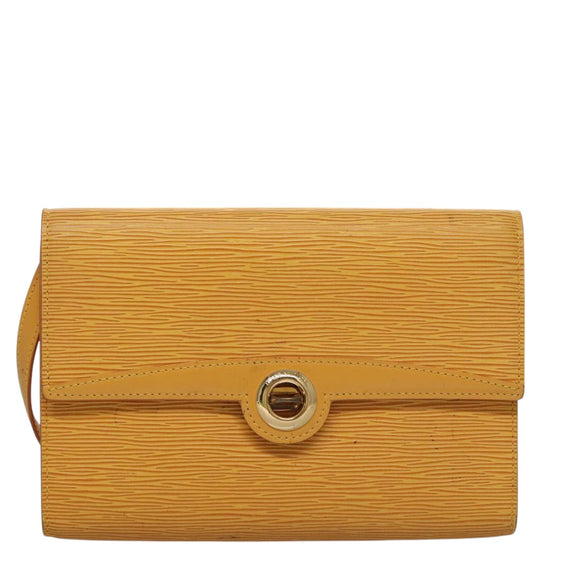 LOUIS VUITTON Epi Arsch Shoulder Bag Yellow M52579 LV Auth 105392