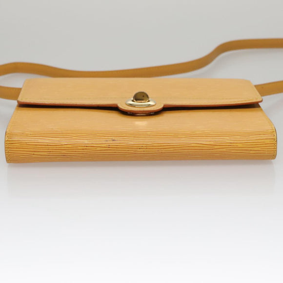 LOUIS VUITTON Epi Arsch Shoulder Bag Yellow M52579 LV Auth 105392