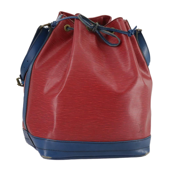 LOUIS VUITTON Epi Noe Shoulder Bag Bicolor Red Blue M44084 LV Auth 105416