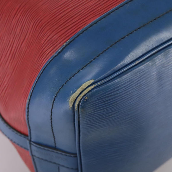 LOUIS VUITTON Epi Noe Shoulder Bag Bicolor Red Blue M44084 LV Auth 105416