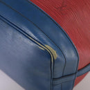LOUIS VUITTON Epi Noe Shoulder Bag Bicolor Red Blue M44084 LV Auth 105416-14