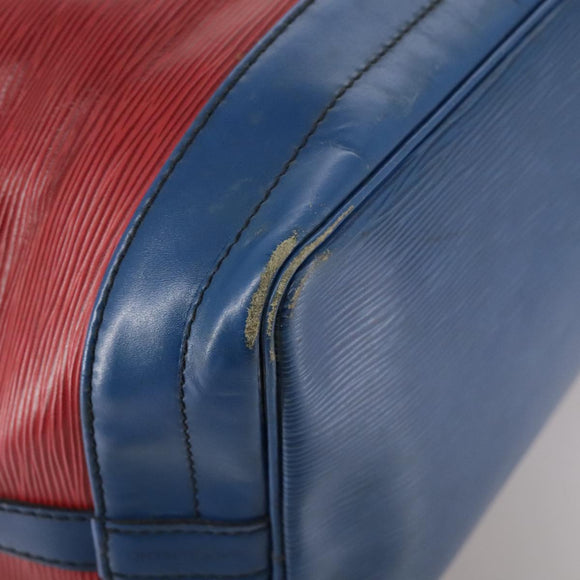LOUIS VUITTON Epi Noe Shoulder Bag Bicolor Red Blue M44084 LV Auth 105416