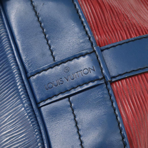 LOUIS VUITTON Epi Noe Shoulder Bag Bicolor Red Blue M44084 LV Auth 105416