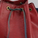 LOUIS VUITTON Epi Noe Shoulder Bag Bicolor Red Blue M44084 LV Auth 105416-18