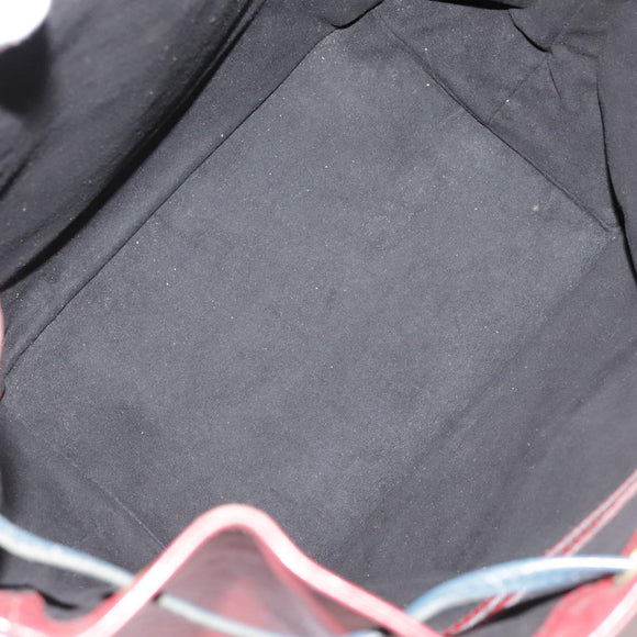 LOUIS VUITTON Epi Noe Shoulder Bag Bicolor Red Blue M44084 LV Auth 105416