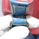 LOUIS VUITTON Epi Noe Shoulder Bag Bicolor Red Blue M44084 LV Auth 105416-12