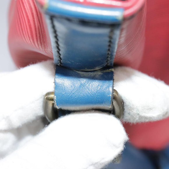 LOUIS VUITTON Epi Noe Shoulder Bag Bicolor Red Blue M44084 LV Auth 105416