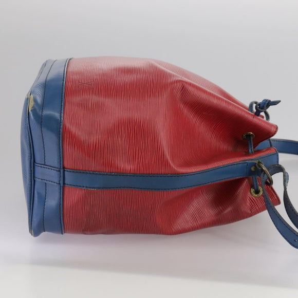 LOUIS VUITTON Epi Noe Shoulder Bag Bicolor Red Blue M44084 LV Auth 105416